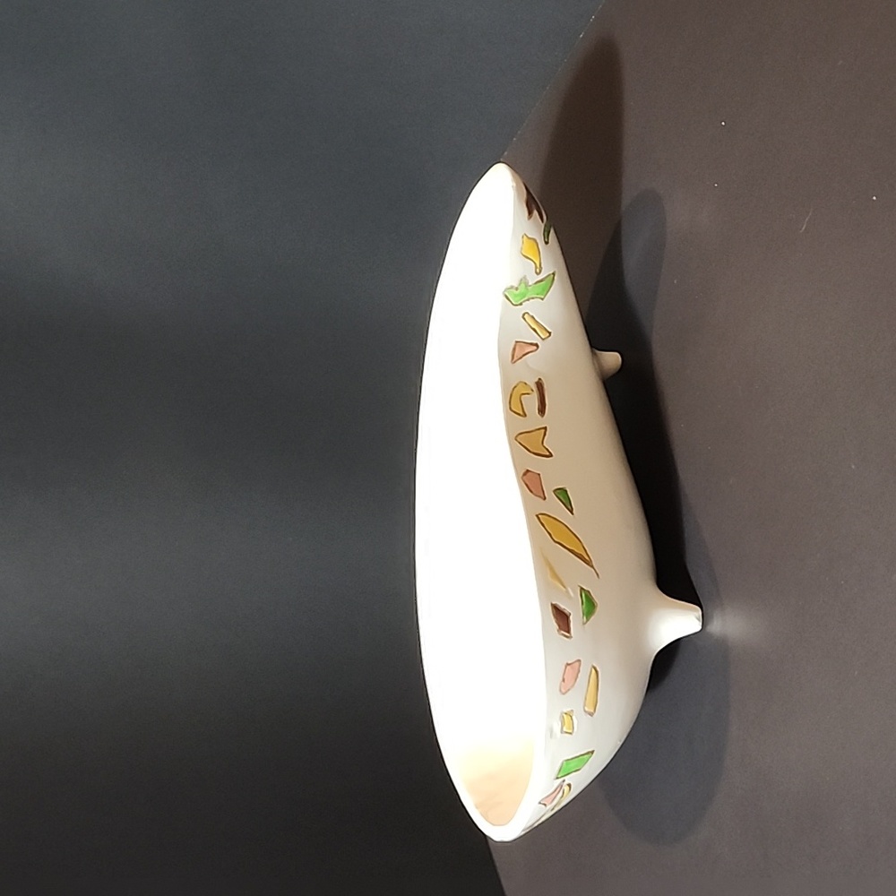 Retro Vintage Paisley Shaped Trinket Bowl Candy Dish